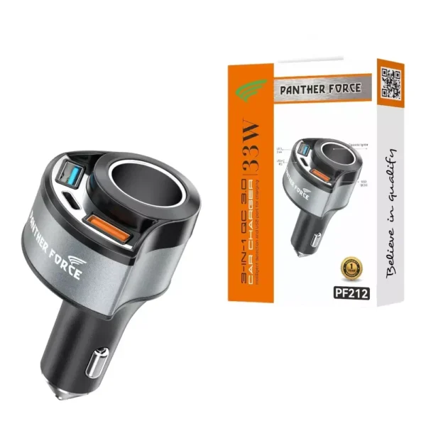 PANTHER FORCE 4 IN 1 CAR CHARGER PF 212