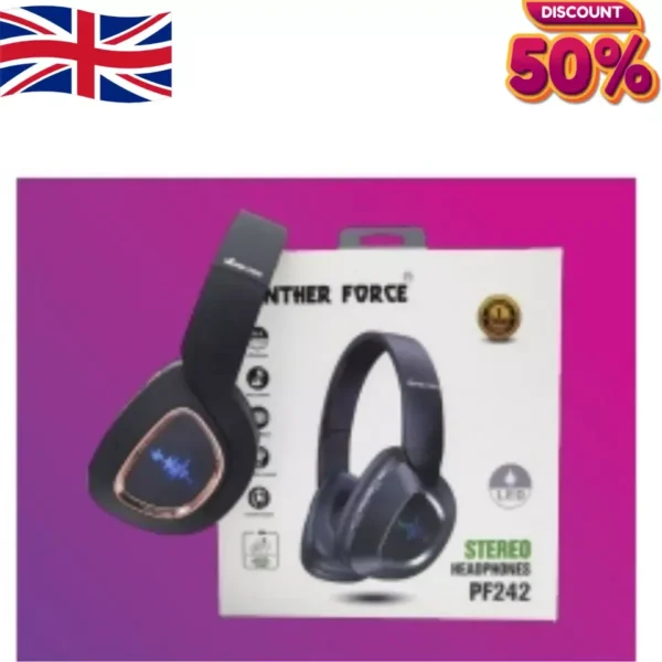 PANTHER FORCE STEREO HEADPHONES WITH LED PF 242