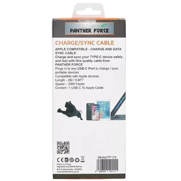 Panther Force 3A 1M Cable 3A 1M CABLE FOR TYPE-C - Image 3