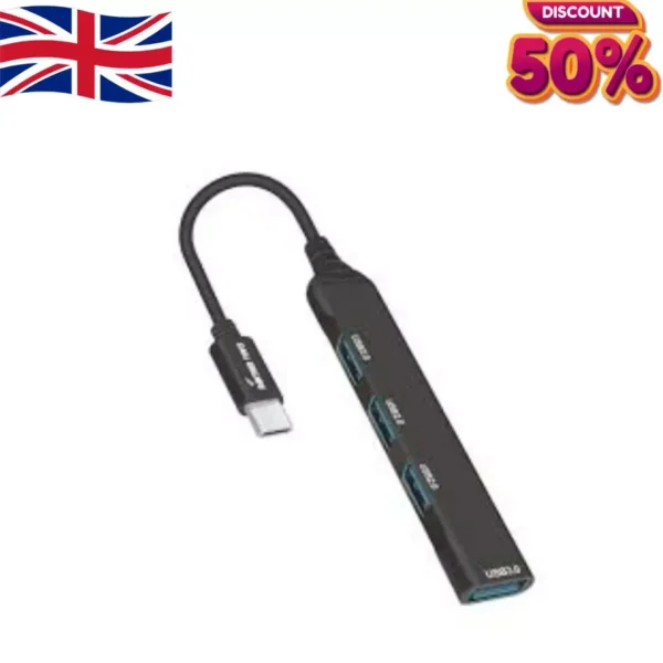 PANTHER FORCE 3 IN 1 USB-C HUB MULTIFUNCTIONAL EXTENDER PF 53